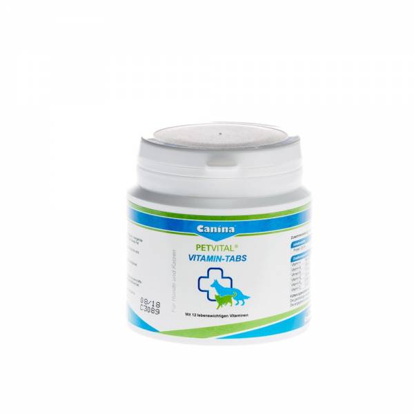 Canina | PETVITAL Vitamin-Tabs | Vitaminversorgung | Müdigkeit | Appetitlosigkeit | Nährstoffdefizit