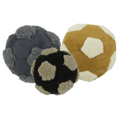 Hunde Kuscheltier Stofftier AFP Lammwolle Kuschel Fußball, Durchmesser:15 cm