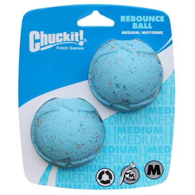 Hunde Spielzeug Ball Chuckit Med Rebounce Ball im 2er-Pack., Breite:13,80 mm