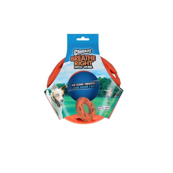 ChuckIt | Hundespielzeug | Breathe Right Ring | Wurfspielzeug | Kunststoff | erleichtert Atmung