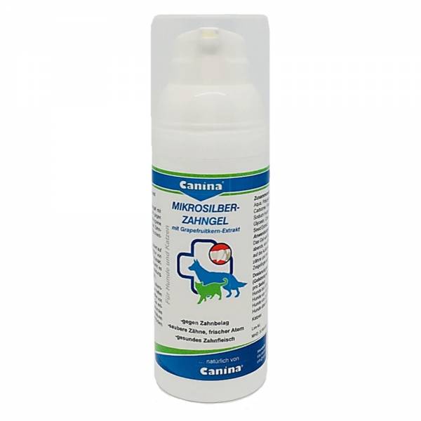 Canina | Mikrosilber Zahngel | Pflege & Hygiene | 50 ml | gesundes Zahnfleisch | saubere Zähne